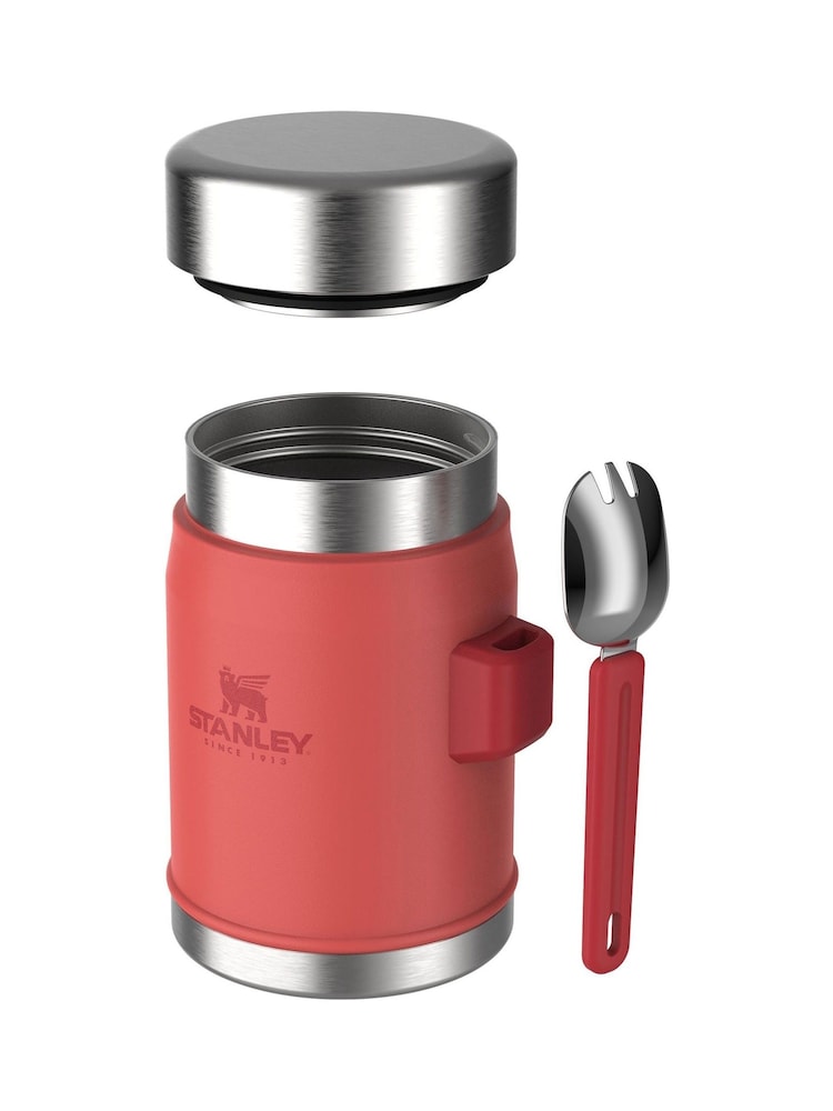 Stanley Hot Coral Legendary Food Jar + Spork 0.4L - Image 3 of 3