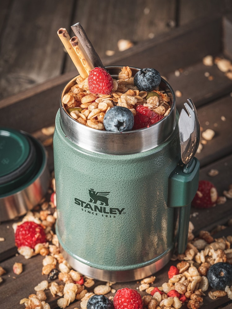 Stanley Hammertone Green Legendary Food Jar + Spork 0.4L - Image 1 of 2