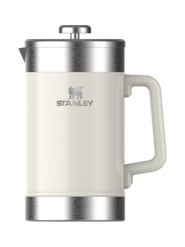 Stanley Cream Gloss Stay-Hot French Press 1.4L - Image 1 of 2 Stanley Cream Gloss Stay-Hot French Press 1.4L - Image 1 of 2