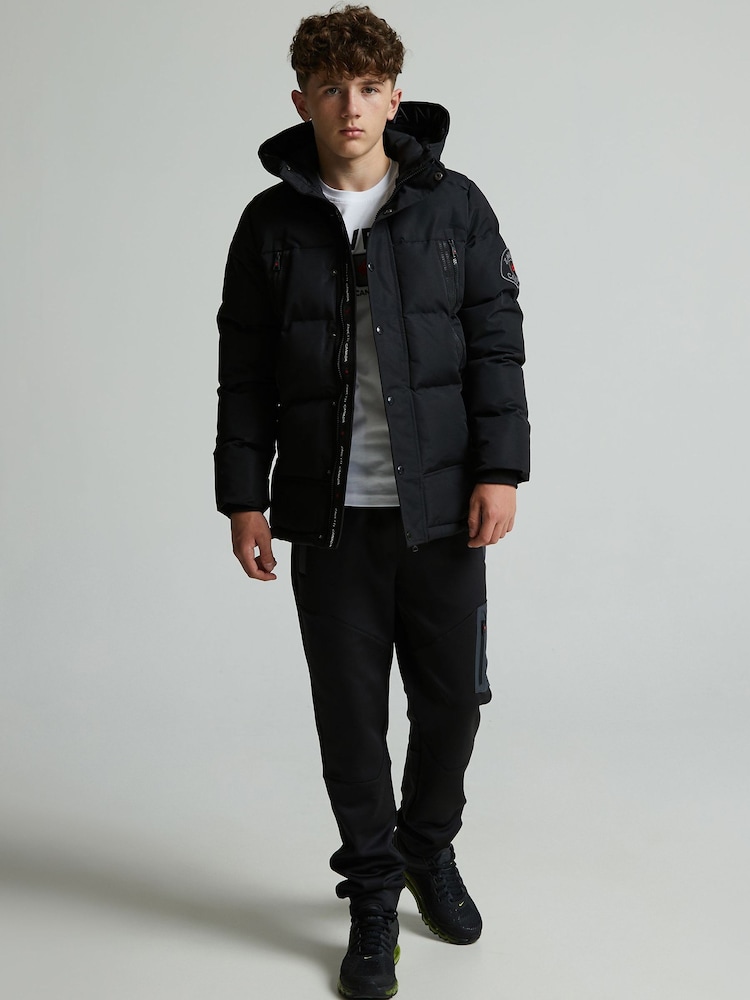 Zavetti Canada Junior Ontariona Puffer Black Jacket - Image 2 of 6 Zavetti Canada Junior Ontariona Puffer Black Jacket - Image 2 of 6