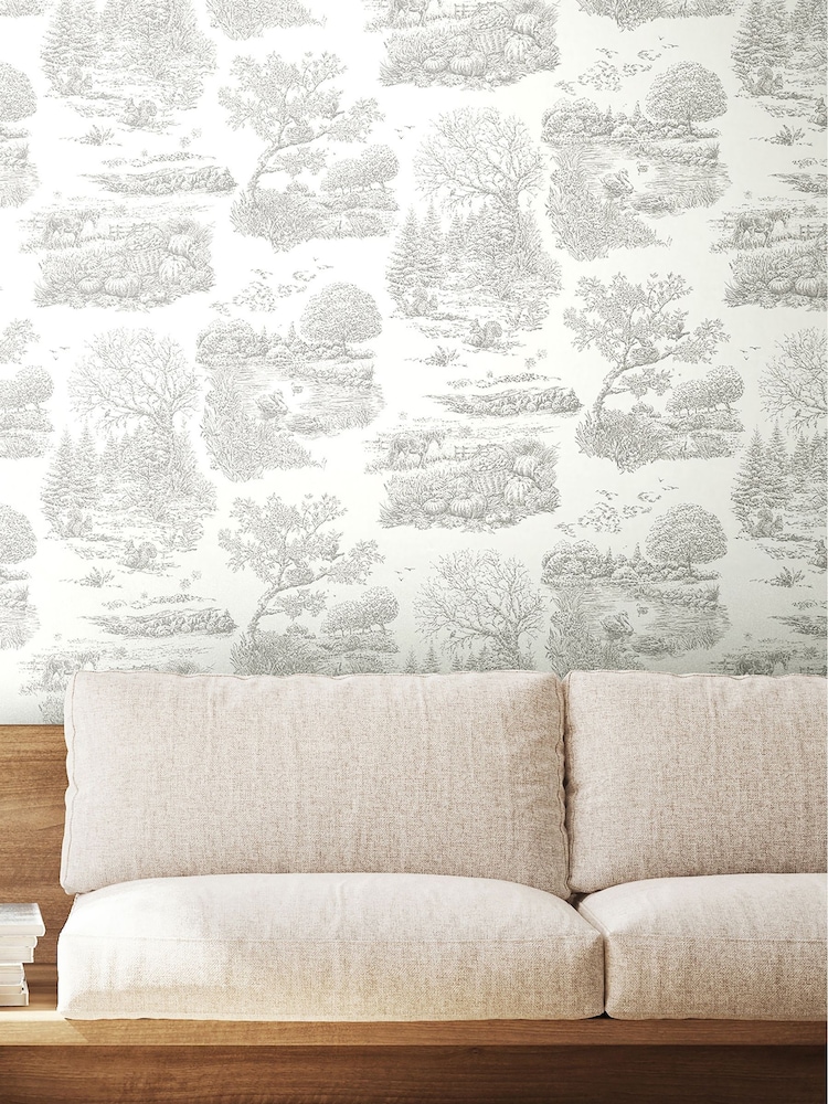Ohpopsi Dove Eve Toile Wallpaper - Image 2 of 3