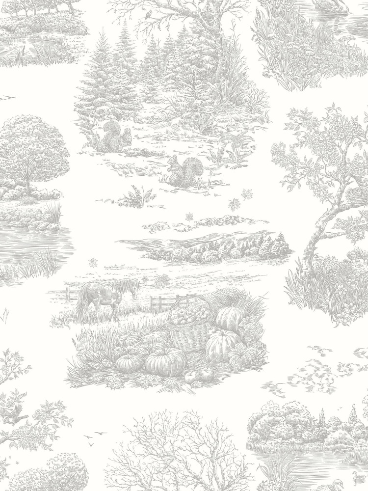 Ohpopsi Dove Eve Toile Wallpaper - Image 3 of 3