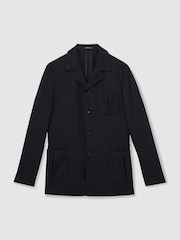 Reiss Gallagher Wool-Blend Single-Breasted Blazer Slim-Fit - Imagen 2 de 7