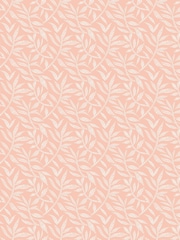 Ohpopsi Apricot Dotty Leaf Print Wallpaper - Image 2 of 2