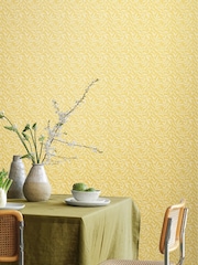 Ohpopsi Corn Dotty Leaf Print Wallpaper - Image 1 of 3