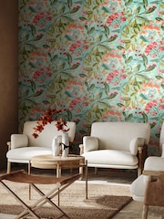 Ohpopsi Ginger Duck Egg Wallpaper - Image 1 of 2