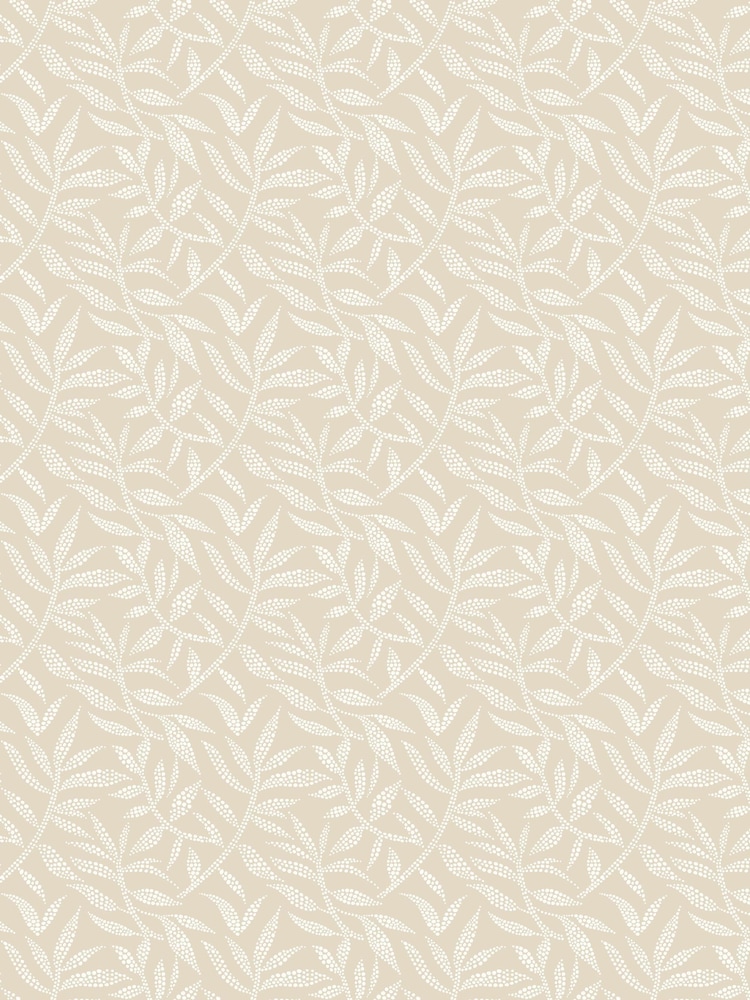 Ohpopsi Dark Linen Dotty Leaf Print Wallpaper - Image 2 of 2 Ohpopsi Dark Linen Dotty Leaf Print Wallpaper - Image 2 of 2