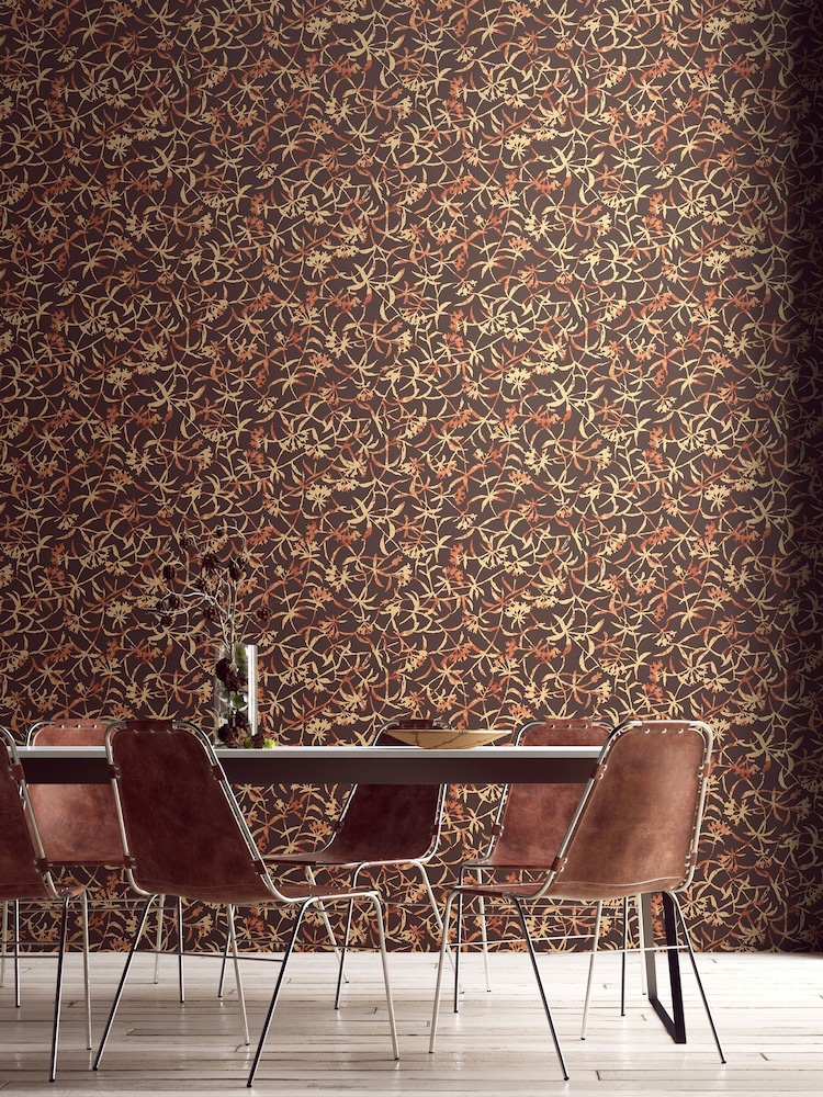 Ohpopsi Dark Maple Entwine Wallpaper - Image 1 of 2