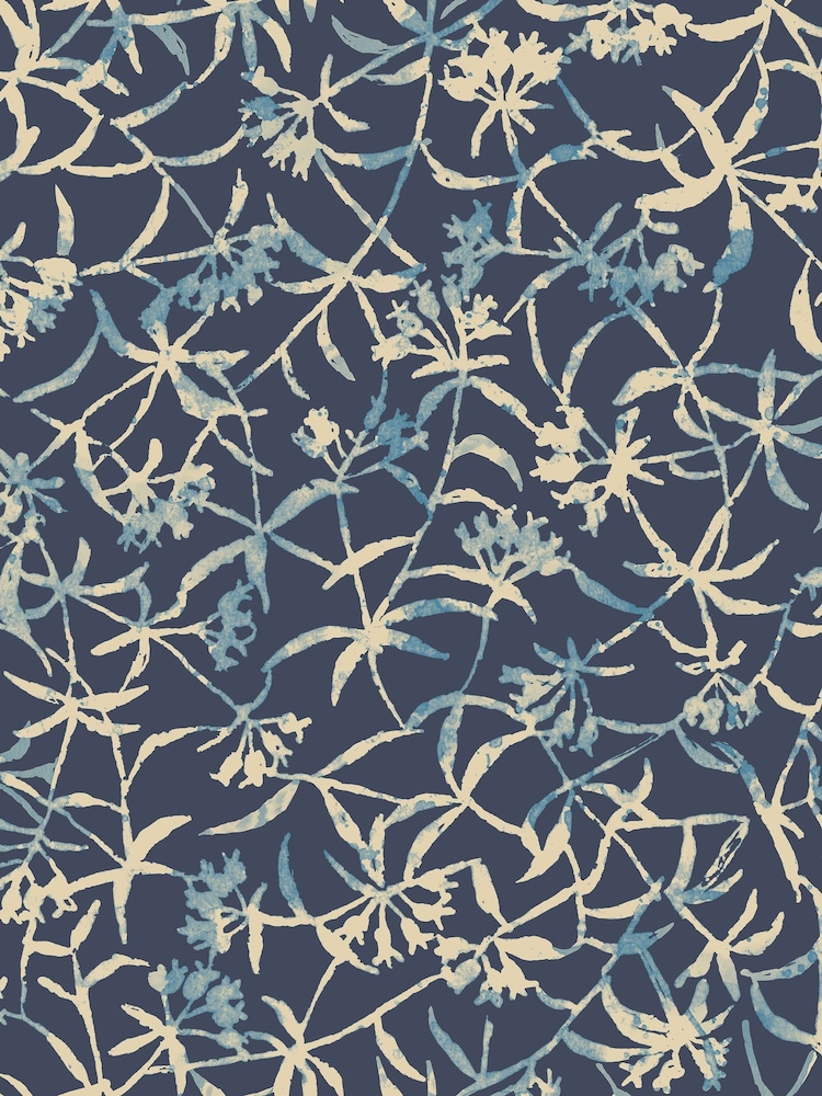 Ohpopsi Navy Entwine Wallpaper - Image 2 of 2