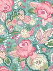 Ohpopsi Rose Seafoam Emily Rose Wallpaper - Image 2 of 2