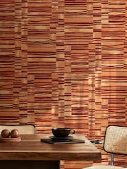 Ohpopsi Burnt Umber Structures Wallpaper - Image 1 of 2