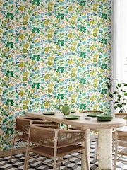 Ohpopsi Fresh Fern Lush Leaves Print Wallpaper - Image 1 of 2