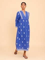 Aspiga Blue Enola 100% Organic Cotton Dress - Image 4 of 5