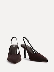 Linzi Brown Rhea Sling Back Court Heels - Image 3 of 6