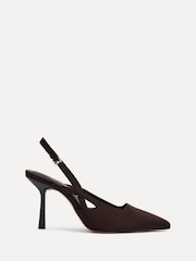 Linzi Brown Rhea Sling Back Court Heels - Image 4 of 6