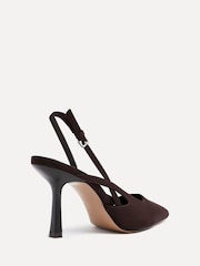 Linzi Brown Rhea Sling Back Court Heels - Image 5 of 6