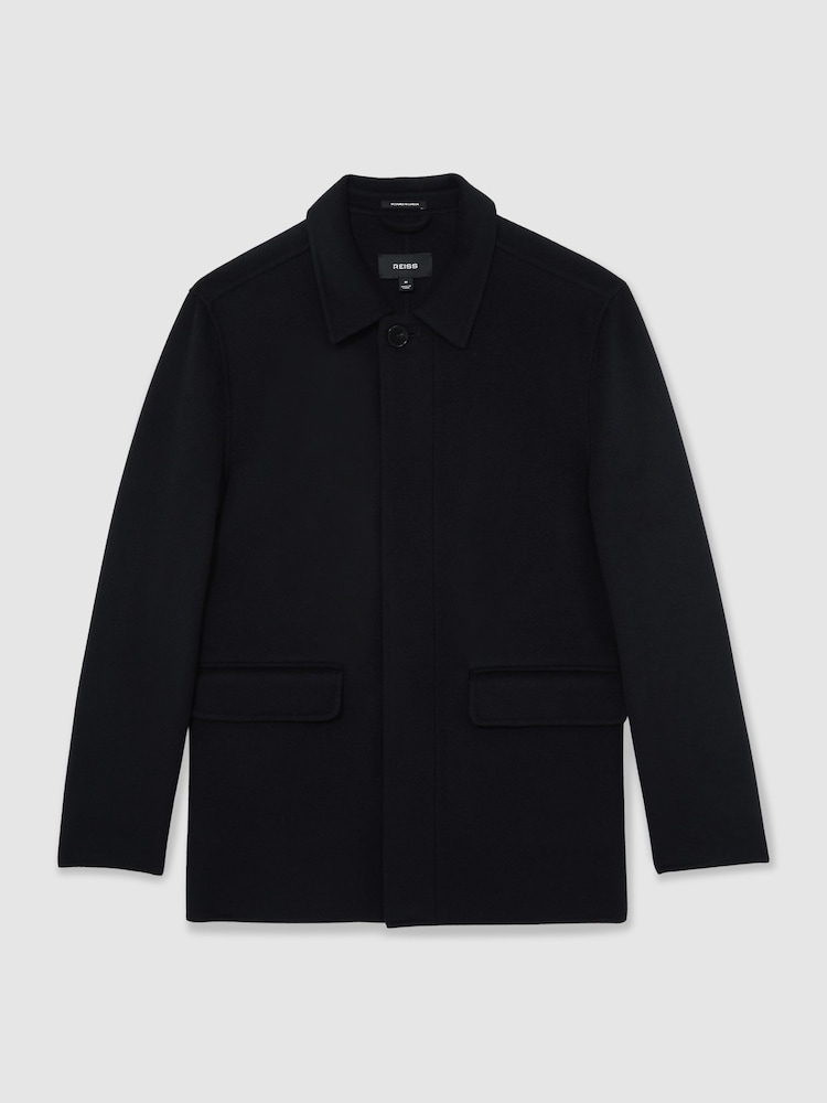 Azul marino - Reiss Tamworth Wool Blend Double Face Button Jacket - Imagen 2 de 6 Azul marino - Reiss Tamworth Wool Blend Double Face Button Jacket - Imagen 2 de 6