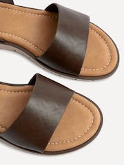 Linzi Brown Nora Two Part Flat Sandals - Image 5 of 5