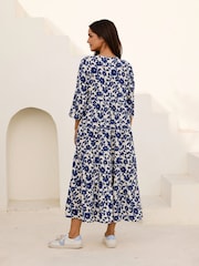 Aspiga Cream Emma EcoVero Midi Dress - Image 2 of 6