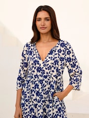 Aspiga Cream Emma EcoVero Midi Dress - Image 3 of 6