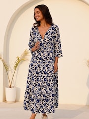 Aspiga Cream Emma EcoVero Midi Dress - Image 5 of 6