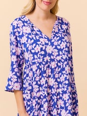 Aspiga Blue Emma EcoVero Midi Dress - Image 4 of 5