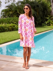 Aspiga Pink Guadalupe Short Tunic - Image 1 of 3