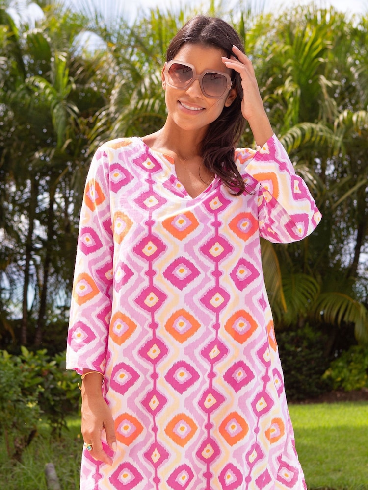 Aspiga Pink Guadalupe Short Tunic - Image 2 of 3