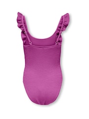 Crinkle Frill Sleeve Swimsuit - Image 2 of 3