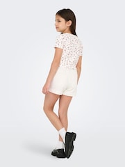 ONLY KIDS Red Short Sleeve Floral Printed T-Shirt - Image 2 of 5