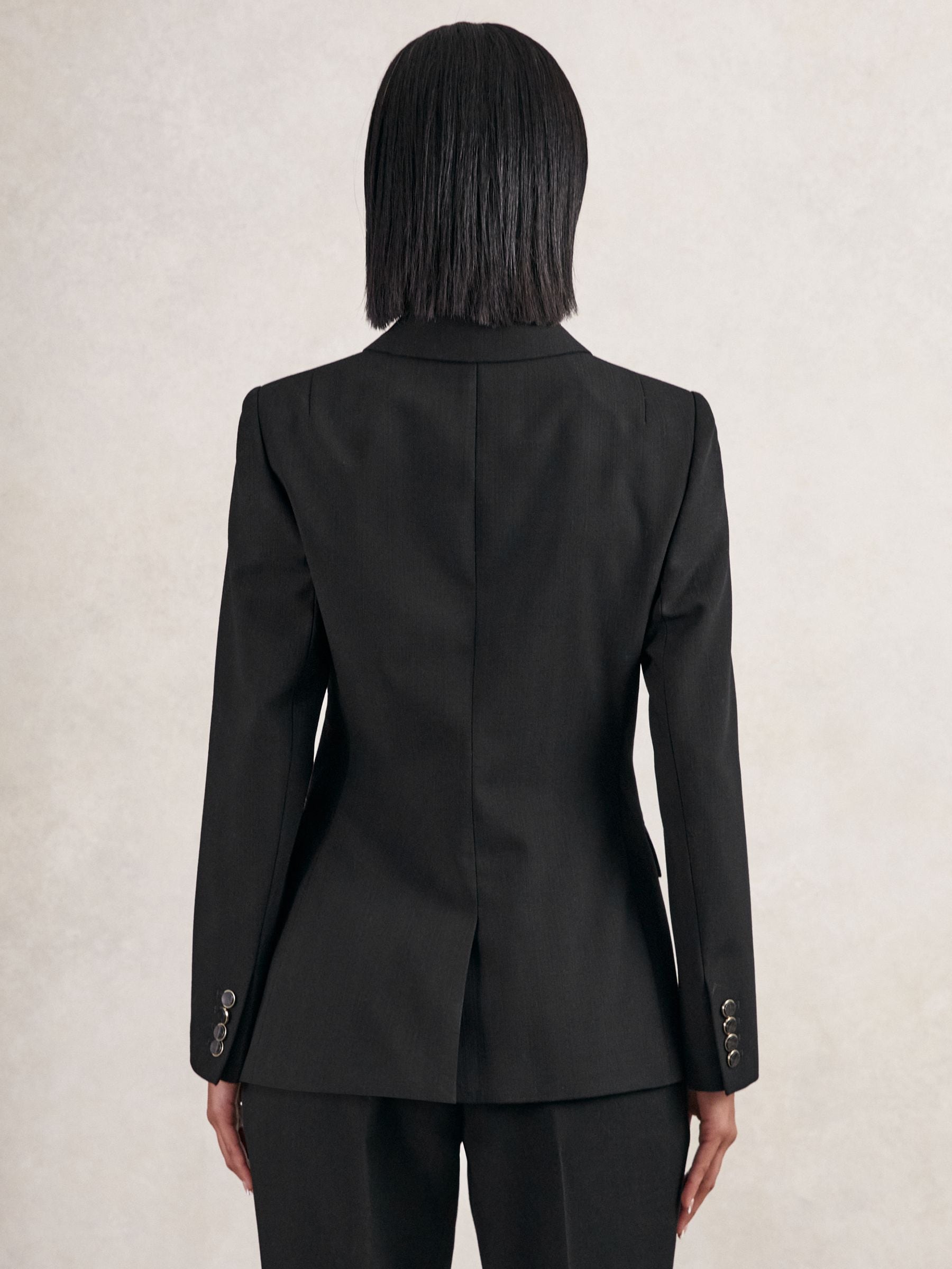 【海外限定】REISSブレザー☆Petite Lia Double Breasted Blazer Buy Reiss Black Lia Petite Wool-Blend Double-Breasted Blazer