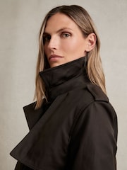 Reiss Azura Double Breasted Hooded Insert Trench Coat - Imagen 5 de 8