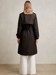 Reiss Azura Double Breasted Hooded Insert Trench Coat - Imagen 6 de 8