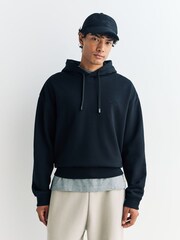 NN.07 Black David Logo Hoodie - Image 1 of 5