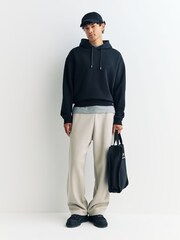NN.07 Black David Logo Hoodie - Image 2 of 5