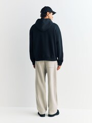 NN.07 Black David Logo Hoodie - Image 3 of 5