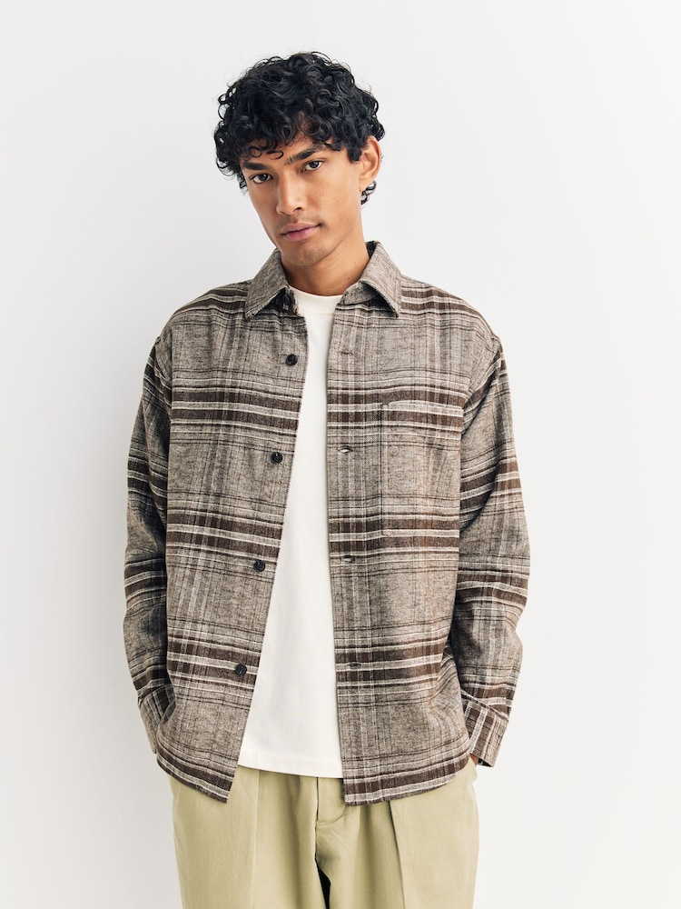 NN.07 Brown Adwin Shirt - Image 1 of 4 NN.07 Brown Adwin Shirt - Image 1 of 4