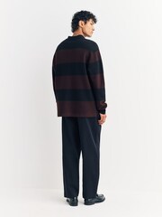 NN.07 Black Rugby Polo Shirt - Image 4 of 5