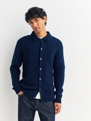 NN.07 Blue Lee Polo Cardigan - Image 3 of 5
