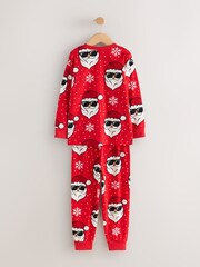 Red Santa Single Jogger Xmas Pyjamas (3-16yrs) - Image 2 of 4