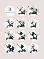 My Babiie Cream MB33 Tandem Pushchair - Image 2 of 6