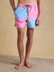 Joules Overton Multi Rugby Style Swim Shorts - Image 1 of 8