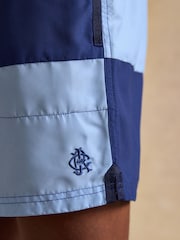 Joules Overton Blue & Navy Swimming Shorts - Image 5 of 9