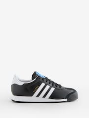adidas Originals Black/White Samoa Trainers - Image 1 of 1