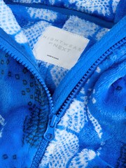 Blue Football Fleece All-In-One (3-16yrs) - Image 3 of 5