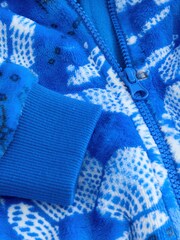 Blue Football Fleece All-In-One (3-16yrs) - Image 4 of 5
