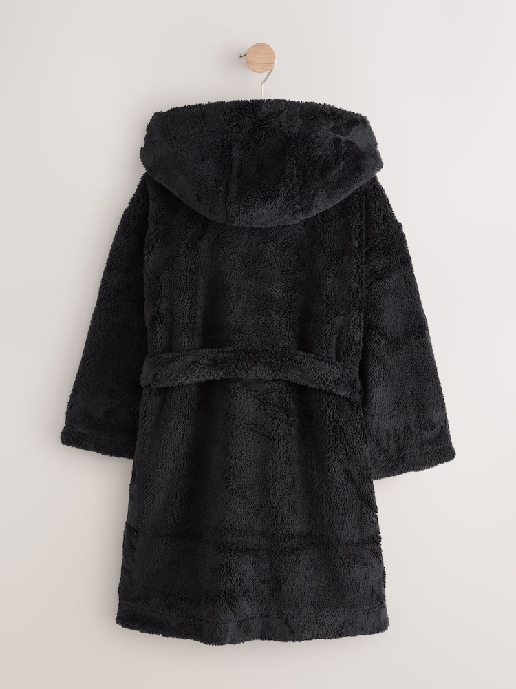 Black Fleece Robe (1.5-16yrs) - Image 2 of 4
