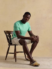Joules Everyday Green Classic Fit Cotton T-Shirt - Image 3 of 6