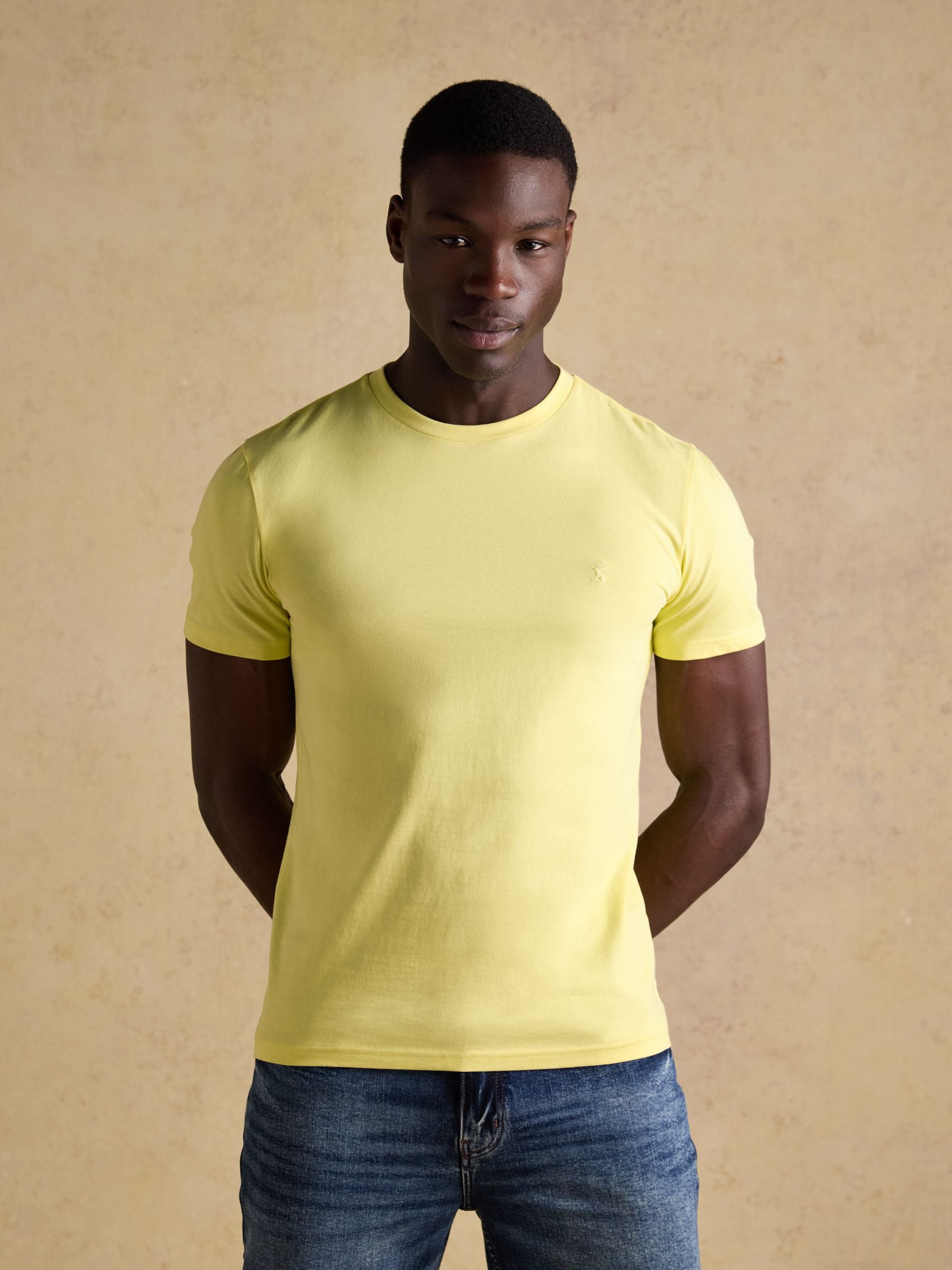 Buy Joules Everyday Yellow Classic Fit Cotton T-Shirt from Next USA