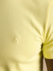Joules Everyday Yellow Classic Fit Cotton T-Shirt - Image 5 of 6